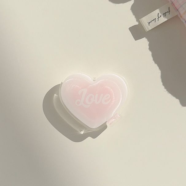 syct Korean Style Creative Girlish Bows Heart Epoxy Suitable Mobile Phone Shell For IPhone Multi-Functional Foldable Bracket Exclusive Supply_voghion.com