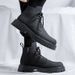 Martin stiefel männer Britischen stil high-top dicken boden höhe zunehmende werkzeug leder stiefel high-top motorrad mode stiefel 3305-R_voghion.com