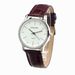 Alloy Couple Leather Strap Student Unisex Quartz Wristwatches Matching Watches_voghion.com