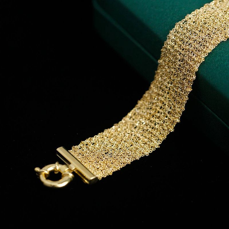 Weixi Italian S925 Silver Cross Woven Pattern Light Luxury Scarf Bracelet Female Girlfriends Gift_voghion.com