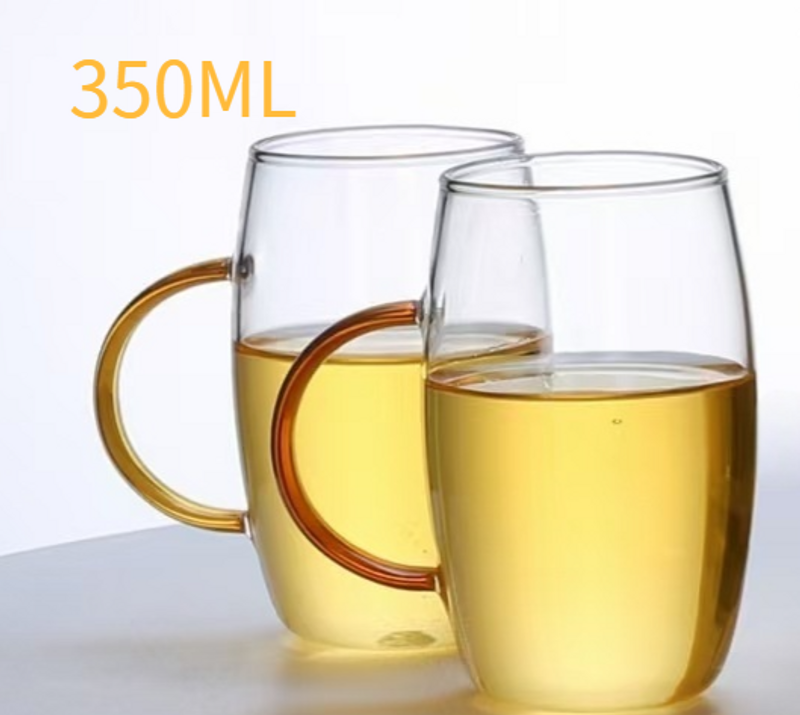 ​2200ml Glass Water Pitcher With 350ml Cup Set – Modern Hammered Texture, BPA-Free, For Iced Tea, Juice, Milk & Infused Water_voghion.com