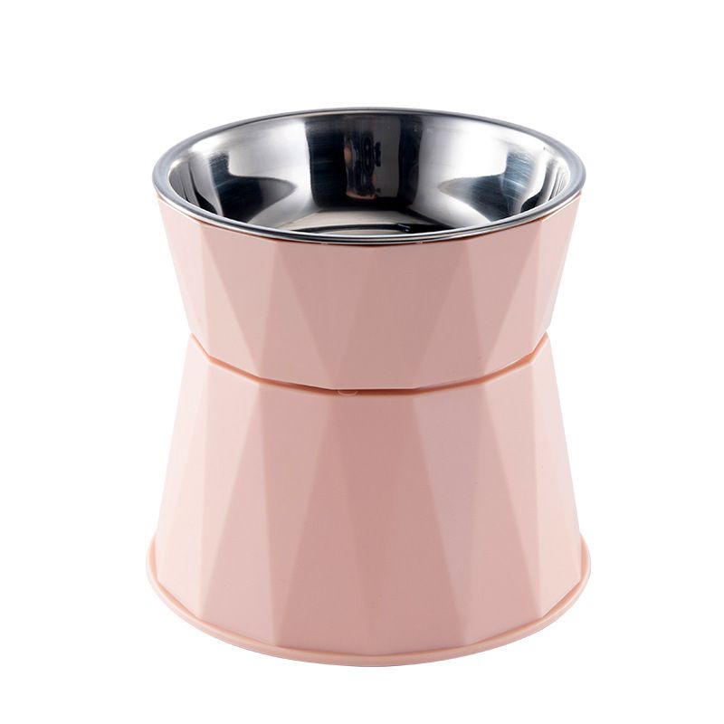 New Stainless Steel Pet Bowl With Increased Neck Protection, Dual Cat Water And Bowl, Dual-purpose Dog Food Basin_voghion.com