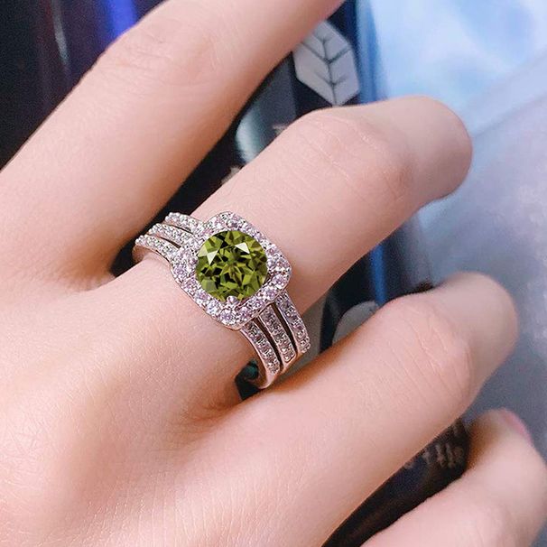 Stapelbares Ringset mit Zirkonia für Damen – elegantes Trio mit geometrischem Design für den Alltag und besondere Anlässe, dreiteiliges Set_voghion.com