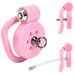 Pink Male Penies Chastity Cage Set Small Bird Chastity Cage 5 Cocks Rings With Urethral Sound Plug Dick Bondage Slave Man Sex Toy_voghion.com