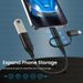 3in1 2in1 USB 3.0 OTG adapter cable suitable for iPhone 8-pin/Type C/Mini USB 3 in1 data converter suitable fo_voghion.com