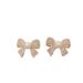 Women's Sier Needle Korean Style Mini Bow High-end Simple Sweet Small Short Earrings Wholesale_voghion.com