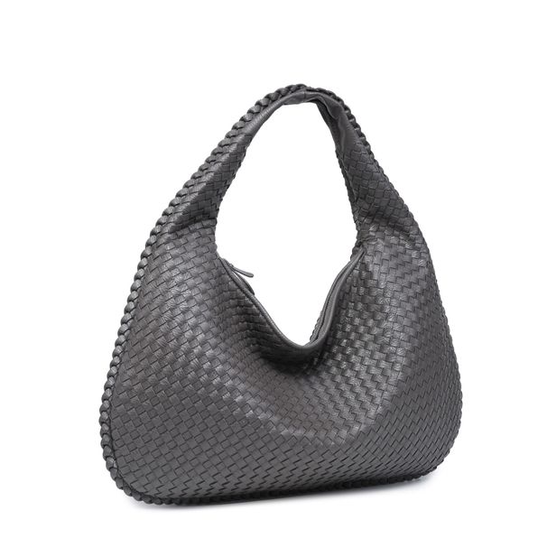 Weaving Women's Dumpling Bag, 2024 Summer New Simple Shoulder Bag, Fall And Winter Fashion Casual Large Bag_voghion.com