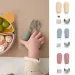 Baby Silikon Servis Set Barnredskap Rostfritt Stål Småbarn Servis Bestick Tecknad Spädbarnsmat Matningssked Gaffel_voghion.com