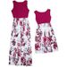 Utrikeshandel Europa och Amerika Sommar Mor och Dotter Föräldra Barn Kläder Väst Klänning Klänning XX0129_voghion.com