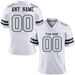Custom American Football Jersey Schwarz Grau Personalisiert Bedruckt Team Name Nummer Erwachsene Kinder Atmungsaktiv Ahleic Fans_voghion.com