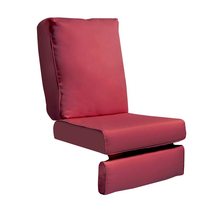 Indoor Outdoor Recliner Replacement Cushion;  Patio Furniture Chair Sofa Washable Cushion Deep Seat;  UV Protected;  Fade Protected and Water Spill Re_voghion.com