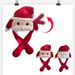 Christmas LED Hat With Moving Ears - Festive Light-Up Santa Hat For Kids & Adults Fun Holiday Party Accessory (Multiple Designs: Santa Snowman)_voghion.com