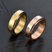 Women's Jewelry Titanium Steel Simple Ladies Rotatable Four Leaf Clover Ring Ins Small Fragrance Style Gold Jewelry_voghion.com