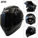 Motorcycle Full Face Helmet With Dual Visor & Bluetooth, ABS Shell, DOT/3C Certified For Men & Women (Multiple Colors & Sizes)_voghion.com