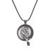 Collana con ciondolo amuleto nordico vichingo con uccello nero e corvo celtico per uomo e donna_voghion.com
