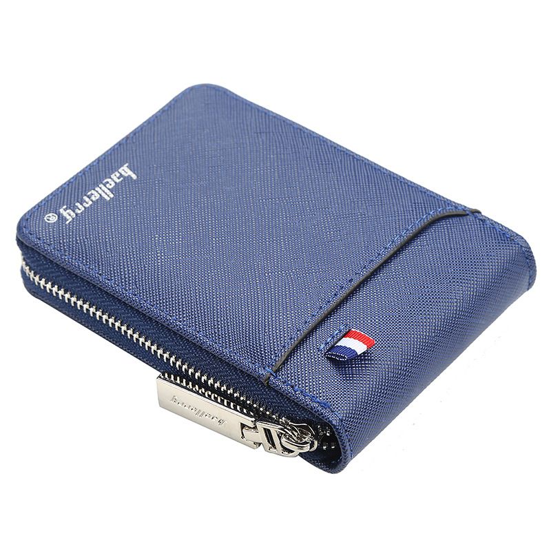 Baellerry Men's Organ Card Holder New Product PU Document Bag Fashion Zipper Multi-card Coin Purse_voghion.com