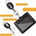 PU Work Card Holder Work Badge Badge Lanyard Employee Bus Access Card Holder_voghion.com