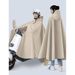 Imperméable tendance pour vélo électrique, moto, longue, intégrale, capuche, vêtement d'extérieur pour adulte_voghion.com