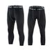 Pantaloni aderenti da uomo, aderenti, a compressione, traspiranti, per sport con palla, ad asciugatura rapida, per yoga e corsa, Seven Point Nine Point._voghion.com