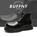 Martin Boots Men's Business Commuter Dress High-top Leather Shoes Retro Tooling Thick Sole High-end Design Boots_voghion.com