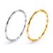 Simple and elegant style gold bamboo titanium steel plain bracelet ins net red same style solid stainless steel hand jewelry wholesale_voghion.com