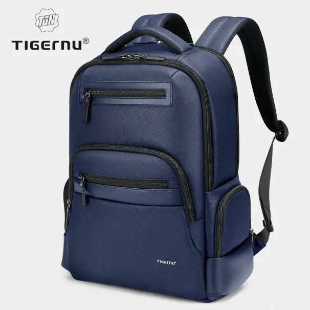 Tigernu Multifunktionaler Herren-Notebook-Reiserucksack mit Hängeaufhängung und Reißverschluss, Connection Serie 241122_voghion.com