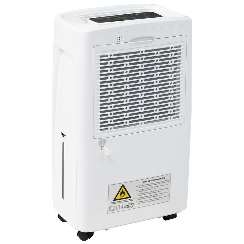 12L / Tag Luftentfeuchter FÜr 15 ㎡, 3in 1 Luftentfeuchter, Luftreiniger, Wäschetrockner, 1.5L Wassertank, 24 Stunden Timer, Schimmel- Und Feuchtigkeitsbeständig. LED Bildschirm._voghion.com