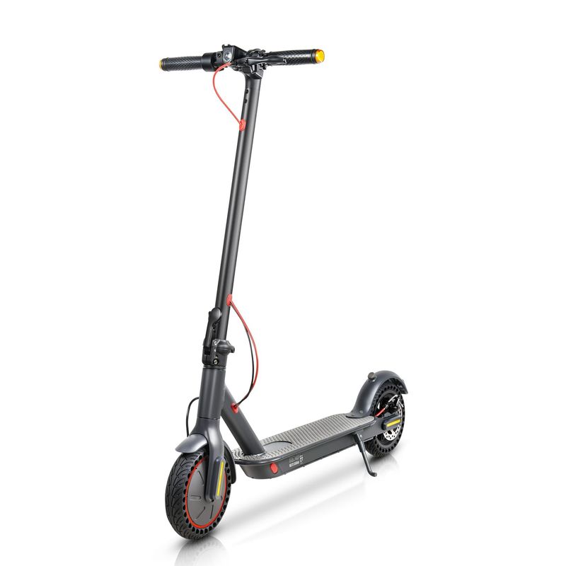 083 Folding 8.5 Inch Electric Scooter LED Front And Rear Lights 350W High-performance Motor Disc Brake System The Speed Is 25km/h And The Maximum Driving Range Reaches 25-30km_voghion.com