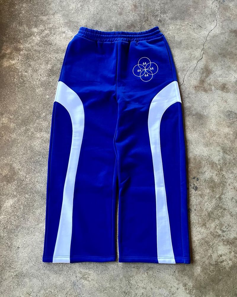 Herrenbekleidung elastische Seil Jogginghose bedruckt Patchwork Freizeithose High Street Hip Hop Rap Street Y2k_voghion.com