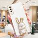 A 50 70 30s Plating Rabbit Hold Case For Samsung Galaxy A50 A70 A7 2018 A30s A21s A20 A51 A71 4g Lanyard Silicone_voghion.com