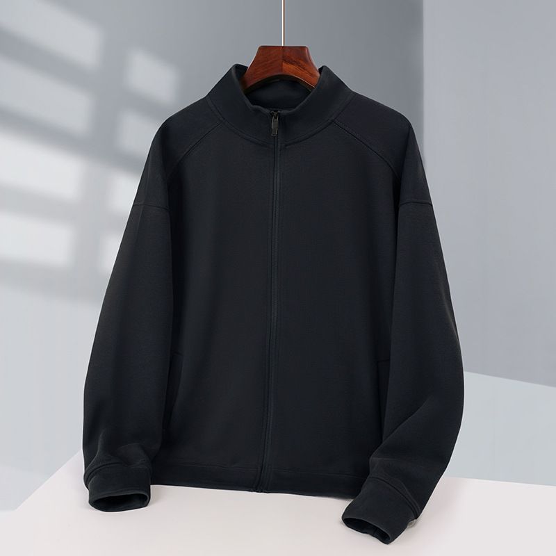 Herrenbekleidung Hoodie Silberfuchs Samt Strickjacke Overalls dicker Stehkragenmantel Männer und Frauen lockere Modemarke_voghion.com