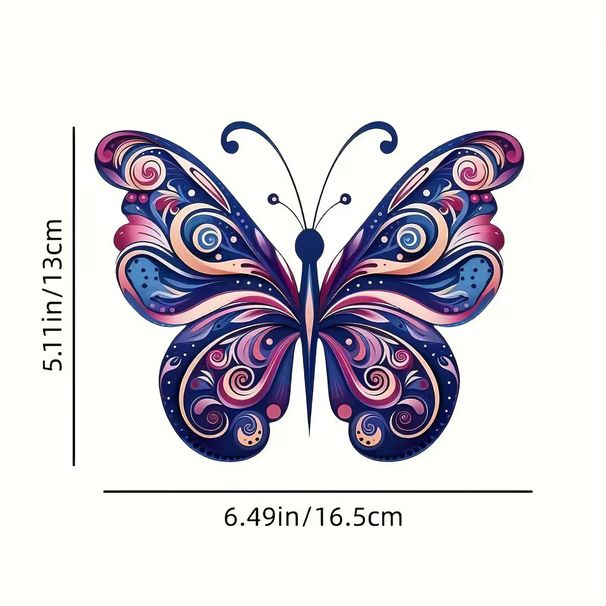 Adesivo per auto 20x20cm, la farfalla è un grande pezzo del mio cuore, adesivo per auto, finestrino, moto, computer, decorazione da parete_voghion.com