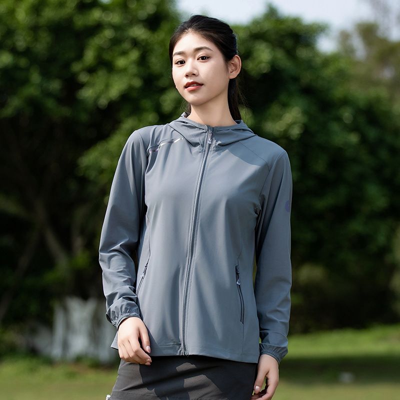 Moletom leve com proteção solar - Camisa com bloqueio UV FPS 50+, capa respirável de manga comprida para atividades ao ar livre e esportes de verão (caimento solto)_voghion.com