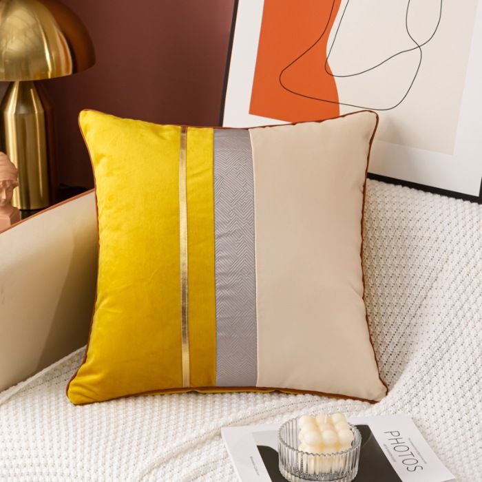 Satin Print Throw Pillow - Luxury Cushion Cover With Insert (Soft & Durable Decorative Sofa Pillow Hypoallergenic Filling Ideal For Home Decor)_voghion.com