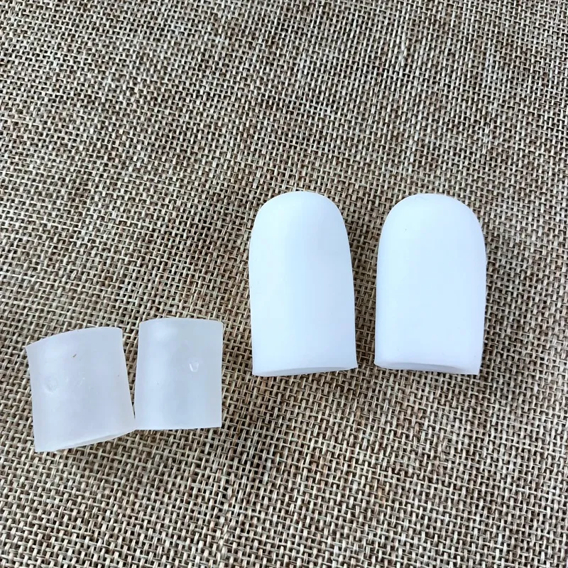 Silicone Toe Cap Protective Cover Anti Wear Small Toe Cover Corn Corrector Split Toe Overlapping Finger Cover_voghion.com