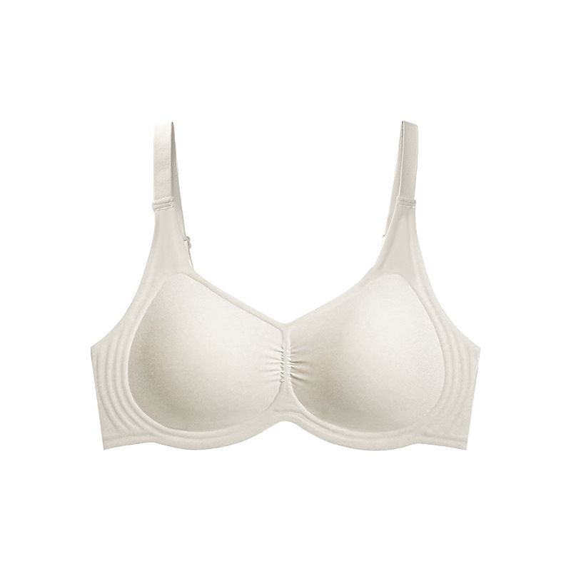 Orange Inner Wood Underwear Women, Naked, Comfortable, Non marking, Anti sagging, Converging, No Steel Hoop, Collecting_voghion.com