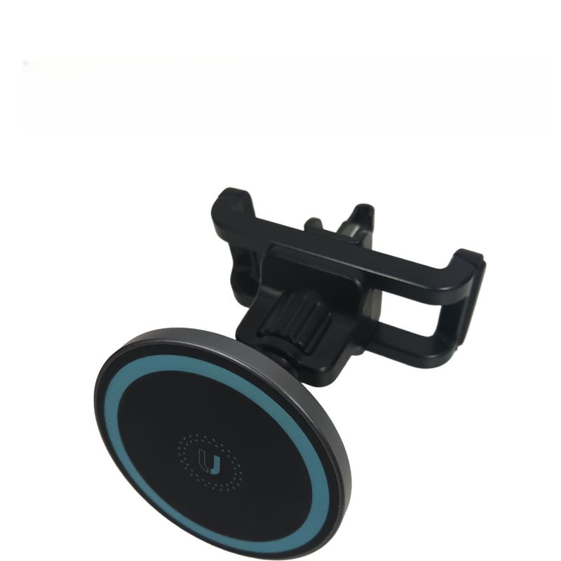 360 Rotating Metal Adhesive Magnetic Universal Car Mount Holder For Phone Navigation With Wireless Charging Dashboard_voghion.com