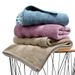 Bamboo fiber cut-off dark color bath towel, soft absorbent towel, home and daily embroidery gift_voghion.com