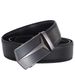 Men's Genuine Cowhide Leather Belt With Automatic Buckle - Korean Style Fashion Belt For Young Men_voghion.com