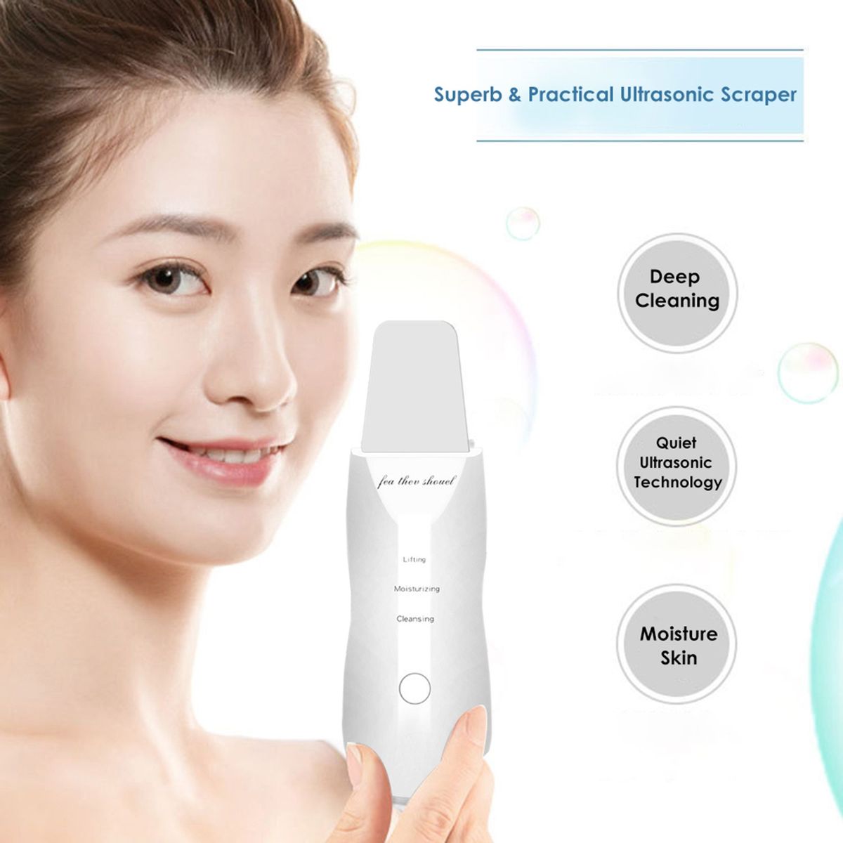 Appareil de nettoyage du visage en profondeur par vibration, épurateur de peau, lifting du visage, peeling, nettoyant_voghion.com