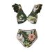 Women's Clothing Retro High Waist Split Three Piece Swimsuit Bikini Swimsuit Chiffon Beach Skirt Suit_voghion.com