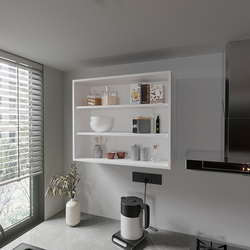 Floating Shelf Meeker, Kitchen, White_voghion.com