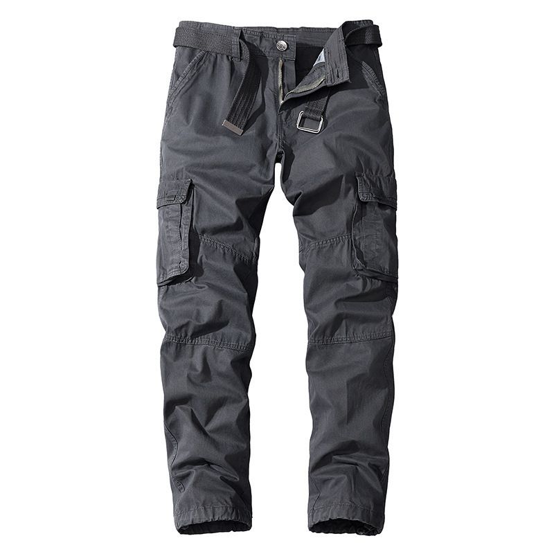 Pantalons décontractés vêtements de travail pour hommes pantalons de sport droits automne et hiver pantalons multi-poches décontractés pour hommes pantalons de commerce extérieur_voghion.com