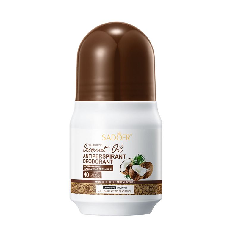 Coconut Oil Body Lotion 50g Summer Fragrance Antiperspirant Roll-On Skincare Product_voghion.com