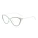 Ultra Light Diamond Studded Sexy Cat Eye Plain Glasses Style Makeup Free Artifact Anti Blue Light Glasses Slimming Eye Protection_voghion.com