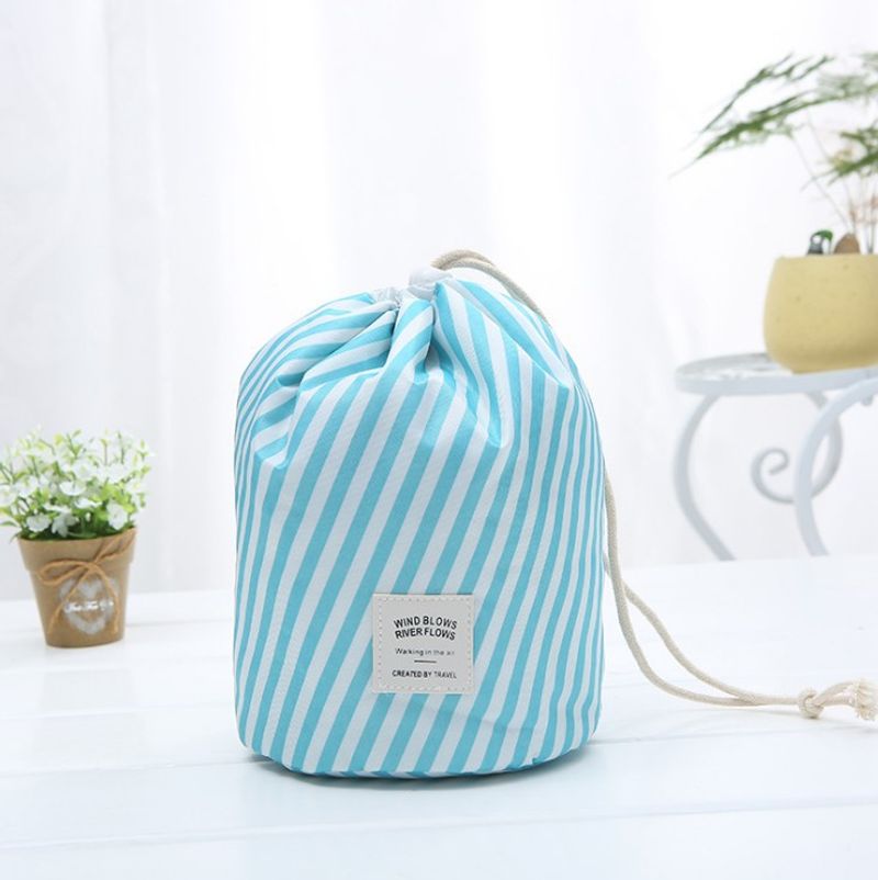 Sacs pour femmes, vente directe par les fabricants, grande capacité, multifonctions, portables, avec cordon de serrage, trousse de toilette, trousse de maquillage cylindrique_voghion.com