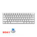 Oferta especial: Teclado mecánico BD61 con cable de 61 teclas para portátil, con interruptores azules y rojos, luz mixta_voghion.com