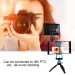 Universal Smartphone Video Rig Kit Set With Hand Grip Vlog Film Cage Phone Video Stabilizer Handheld Tripod Mount + Microphone_voghion.com
