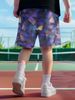 Unbeatable Quality Unbeatable Quality Men's Trendy Fitness Running Sports Basketball With Printed Design And Fragmented Pattern Shorts_voghion.com