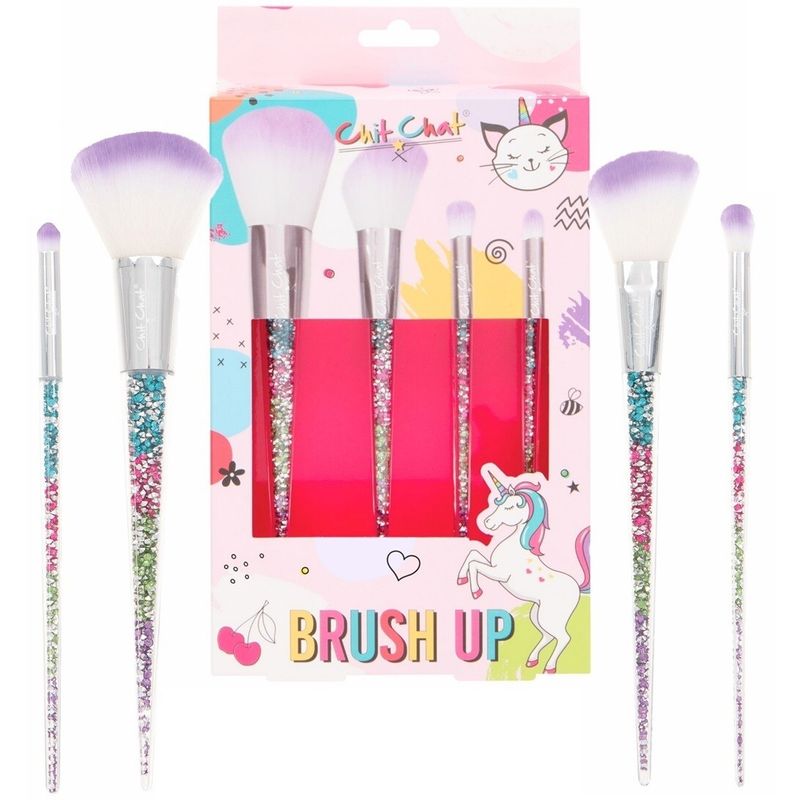 Coffret cadeau de pinceaux de maquillage, blush arc-en-ciel, poudre, fard à paupières, pinceaux pour filles et femmes, Noël_voghion.com